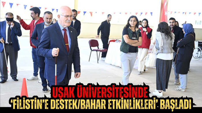 Uşak Üniversitesinde ‘Filistin’e Destek/Bahar Etkinlikleri’ Başladı
